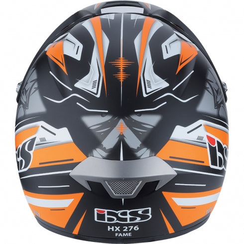 IXS HX 276 FAME MATT SCHWARZ-ORANGE casca cross/enduro